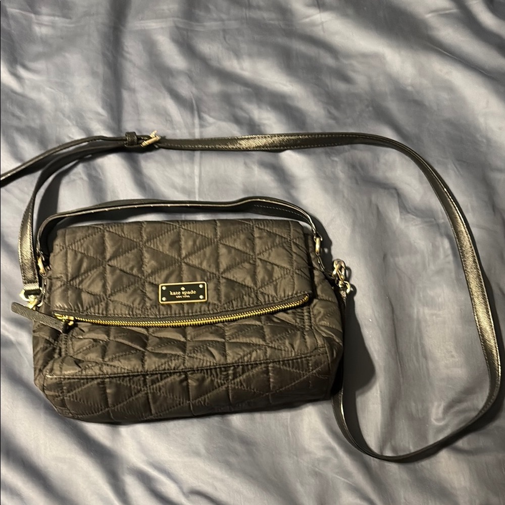 Kate Spade Black Geometric Crossbody Bag